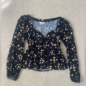 American Eagle- black long sleeve size xs